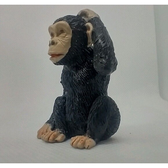 Yowie Chimp Chimpanzee Animal Mini Figure Figurine Collectible Toy EUC - Picture 7 of 13